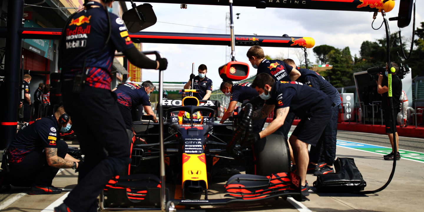 Imola F1 Qualifying Red Bull