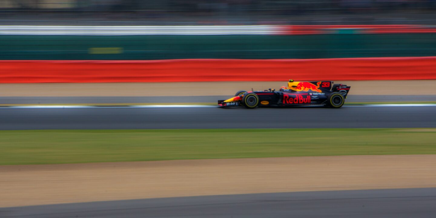 Max Verstappen Racing in Red Bull