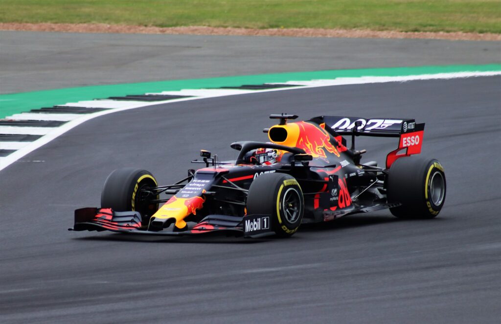 Max Verstappen Racing in Red Bull