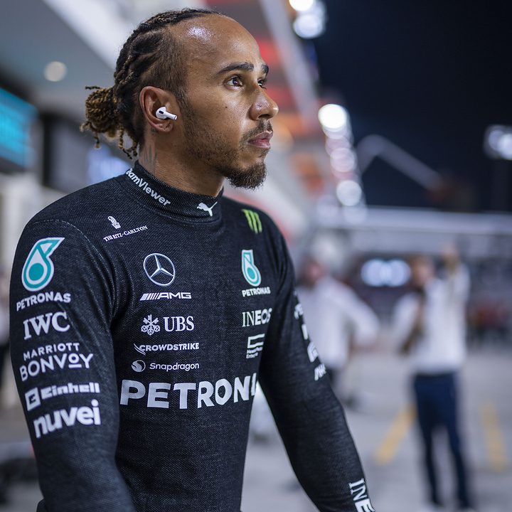 Lewis Hamilton at the Qatar Grand Prix