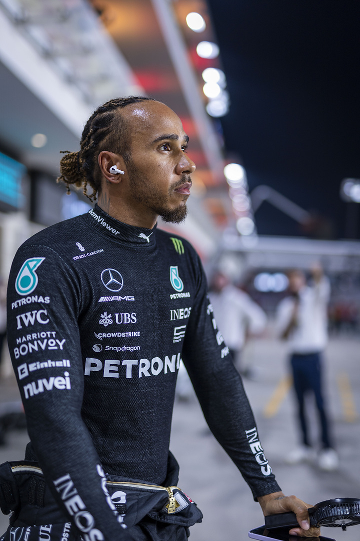 Lewis Hamilton at the Qatar Grand Prix